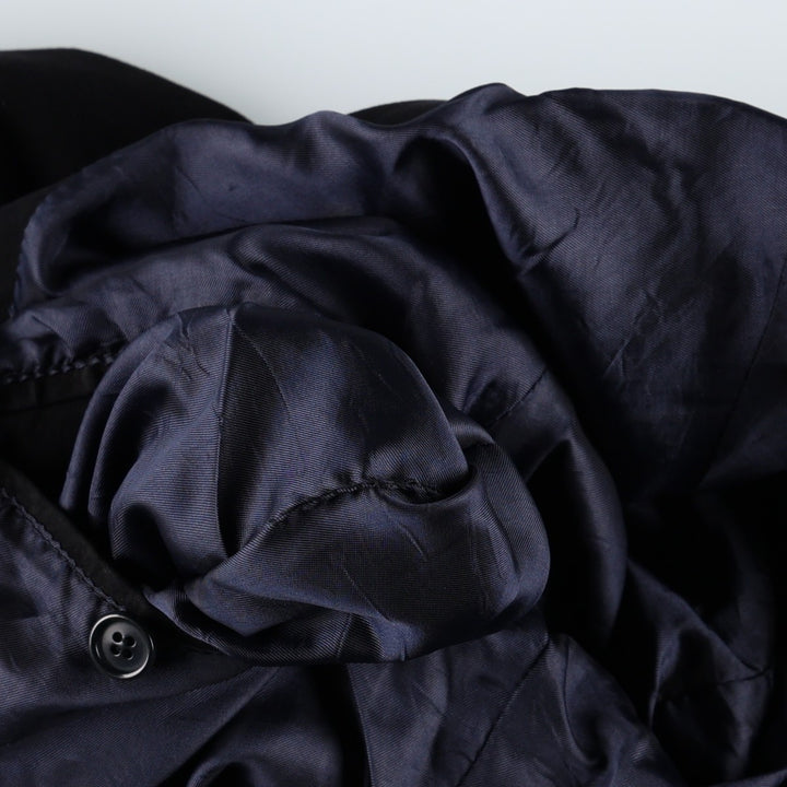TOMBOLINI Valstar Jacket, Suede Leather Blouson, Made in Italy, Men's Size M (approx.) Genuine Leather Suede Leather black type Vintage Second Hand