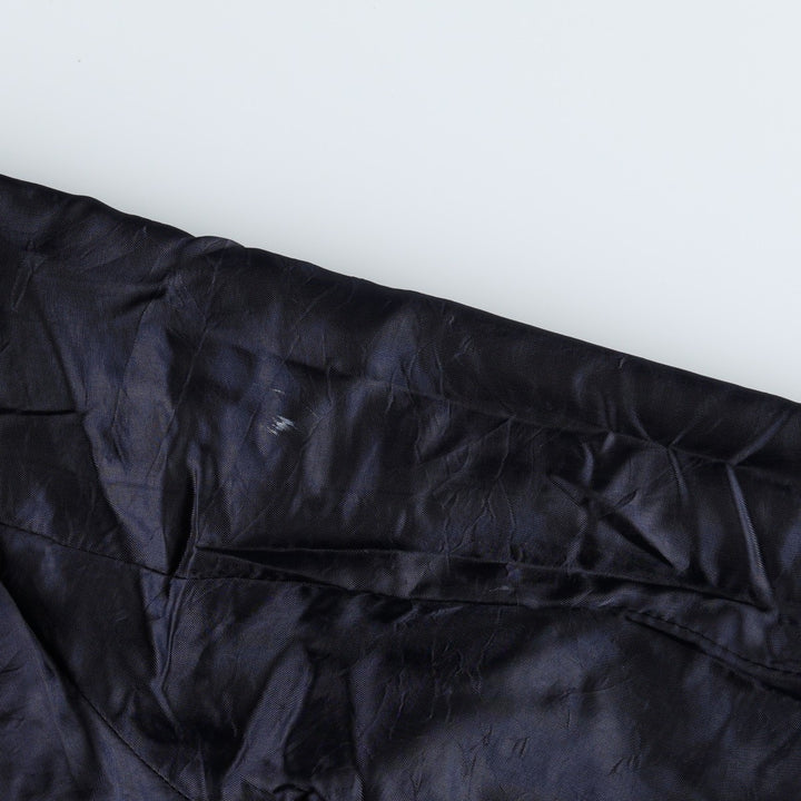 TOMBOLINI Valstar Jacket, Suede Leather Blouson, Made in Italy, Men's Size M (approx.) Genuine Leather Suede Leather black type Vintage Second Hand