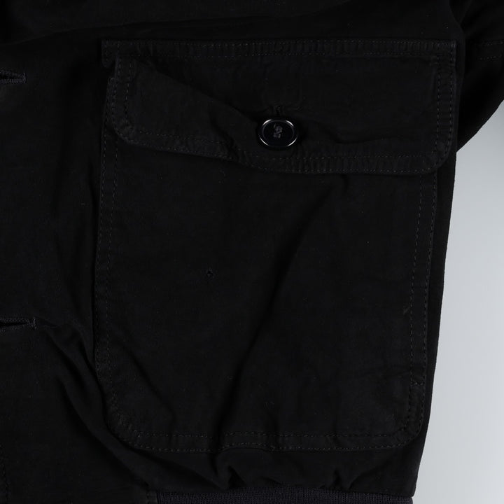 TOMBOLINI Valstar Jacket, Suede Leather Blouson, Made in Italy, Men's Size M (approx.) Genuine Leather Suede Leather black type Vintage Second Hand