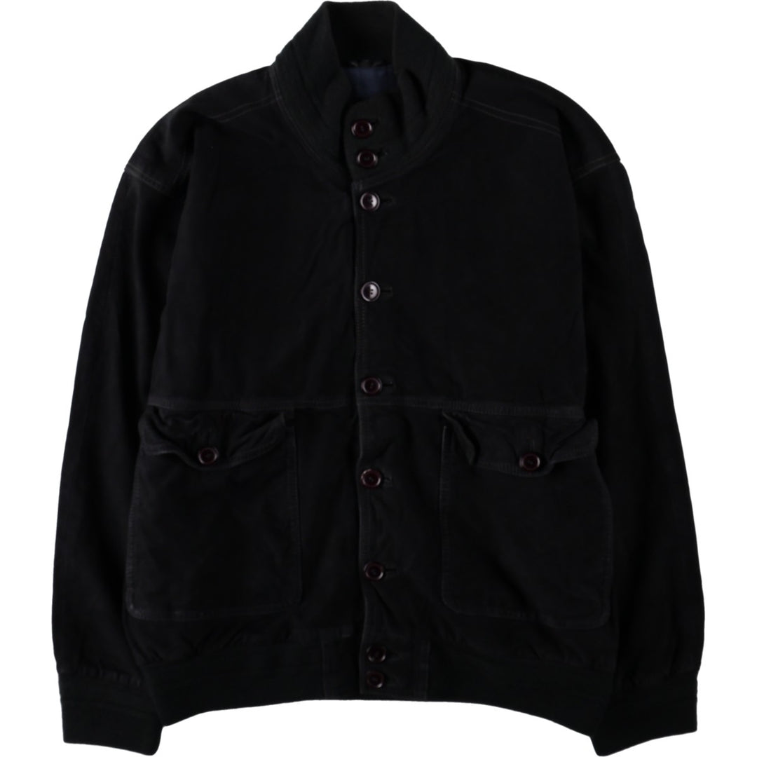 HIDE SOCIETY Valstar Jacket Suede Leather Blouson Men's XL equivalent Genuine Leather Suede Leather black type Vintage Second Hand