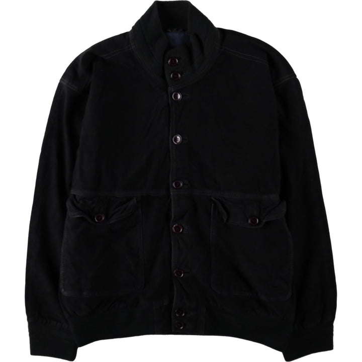 HIDE SOCIETY Valstar Jacket Suede Leather Blouson Men's XL equivalent Genuine Leather Suede Leather black type Vintage Second Hand