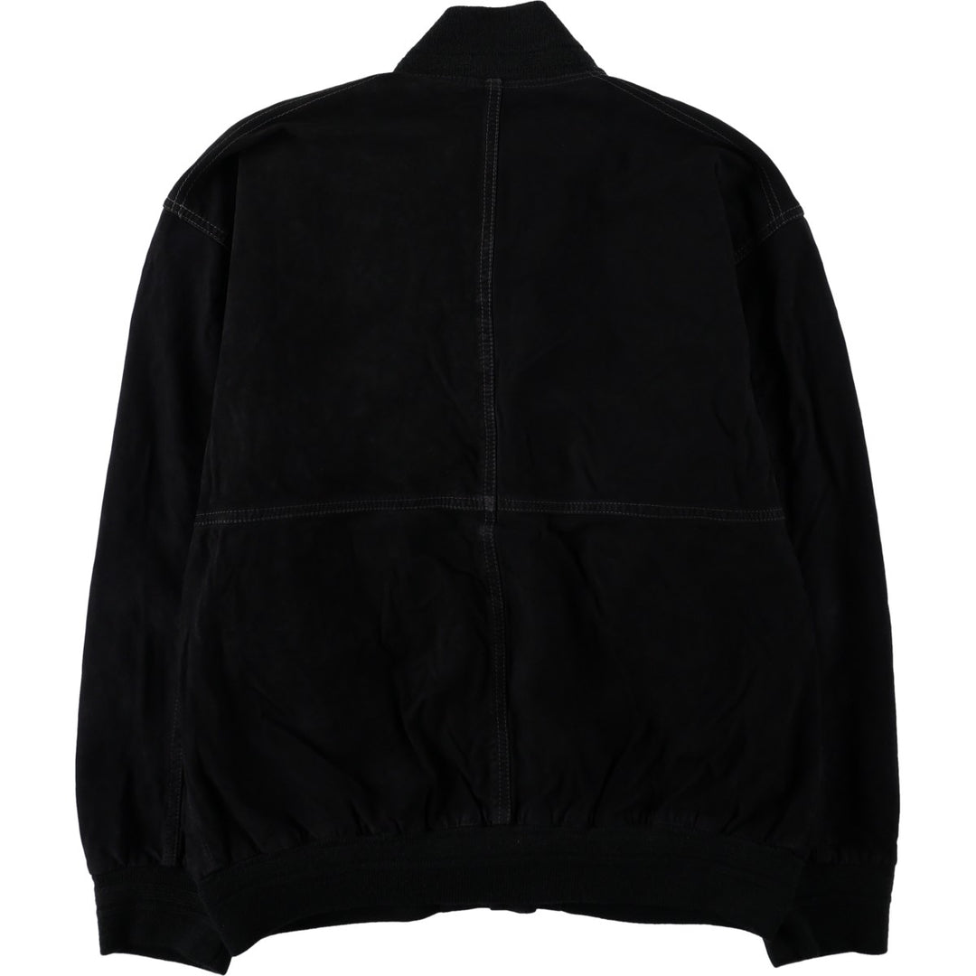 HIDE SOCIETY Valstar Jacket Suede Leather Blouson Men's XL equivalent Genuine Leather Suede Leather black type Vintage Second Hand