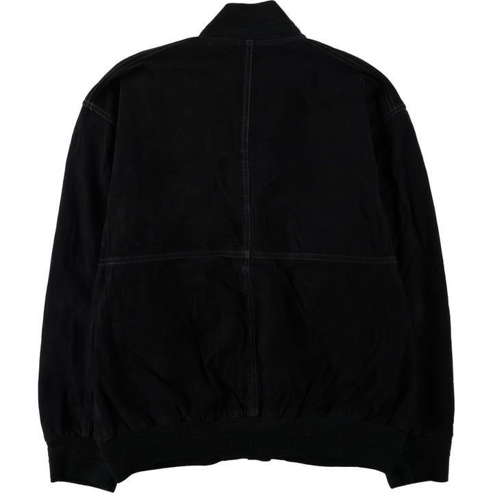 HIDE SOCIETY Valstar Jacket Suede Leather Blouson Men's XL equivalent Genuine Leather Suede Leather black type Vintage Second Hand