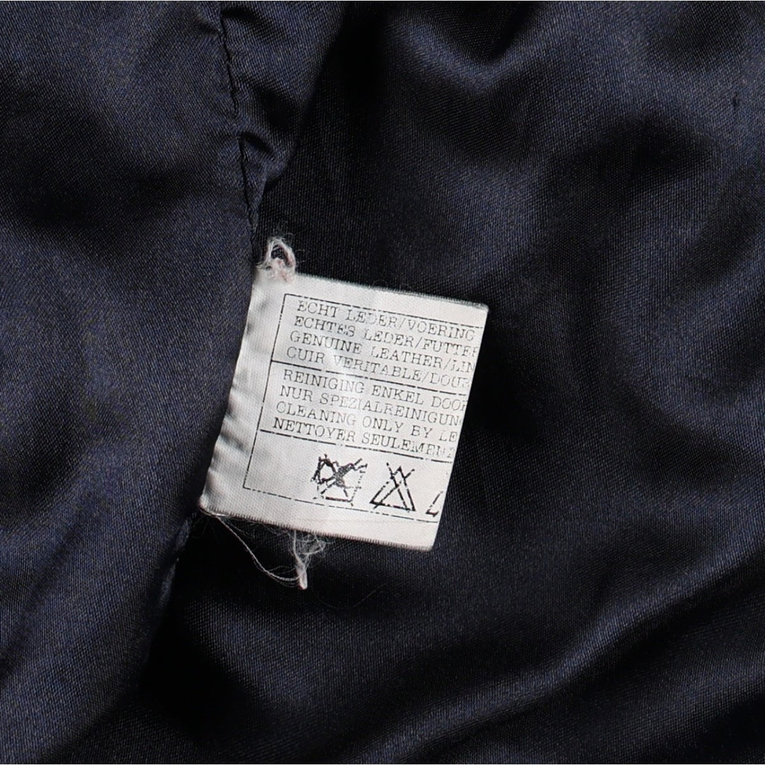 HIDE SOCIETY Valstar Jacket Suede Leather Blouson Men's XL equivalent Genuine Leather Suede Leather black type Vintage Second Hand