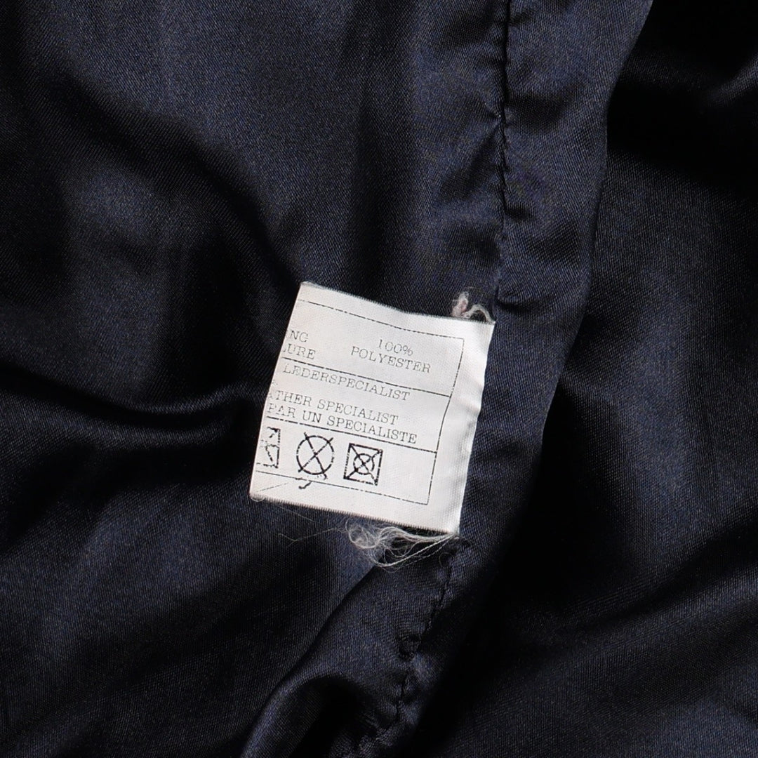 HIDE SOCIETY Valstar Jacket Suede Leather Blouson Men's XL equivalent Genuine Leather Suede Leather black type Vintage Second Hand