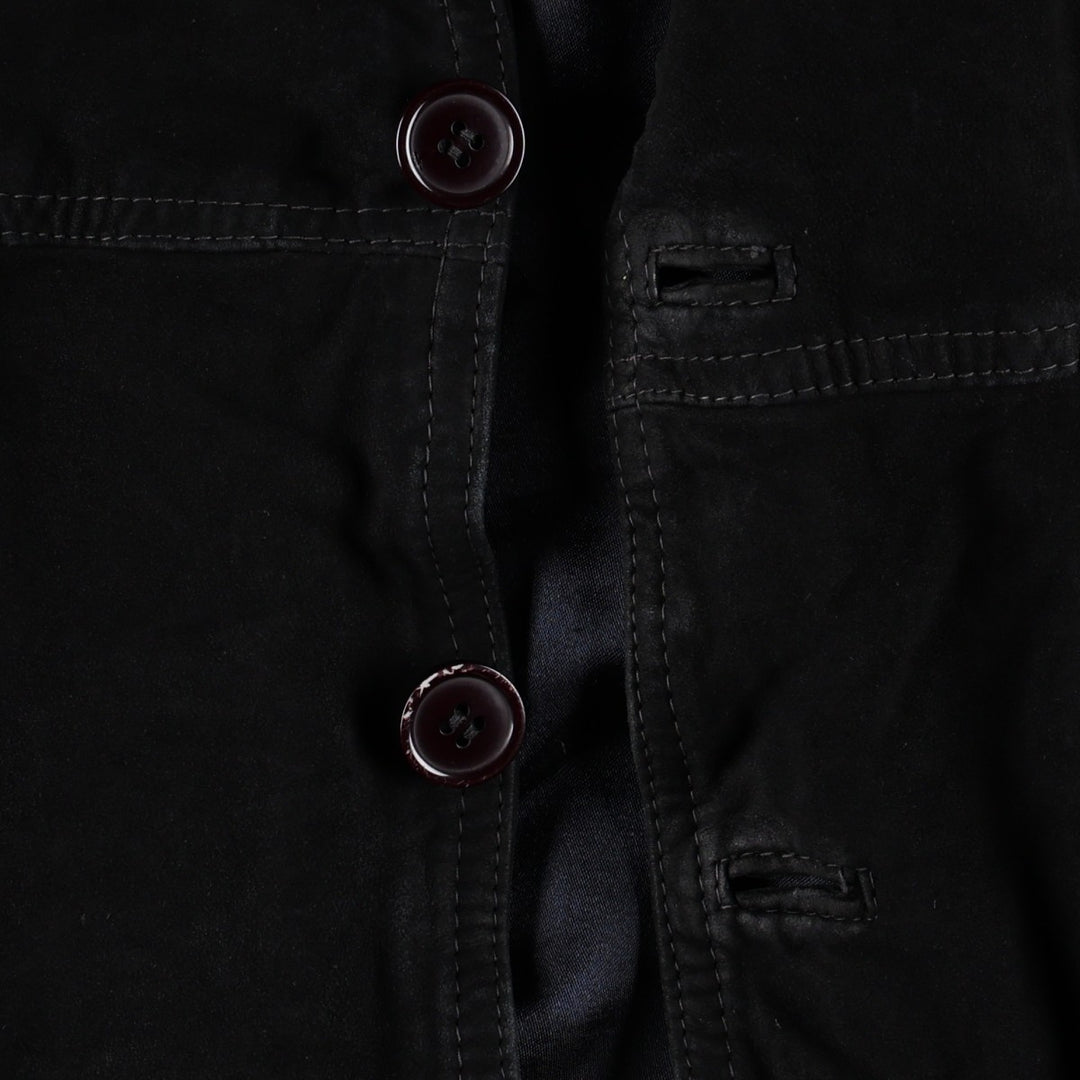 HIDE SOCIETY Valstar Jacket Suede Leather Blouson Men's XL equivalent Genuine Leather Suede Leather black type Vintage Second Hand