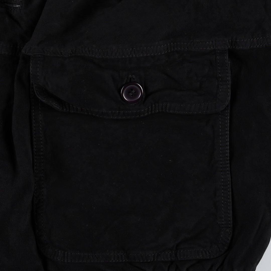 Balster Jacket, Suede Leather Blouson, Men's XL Genuine Leather Suede Leather black type Vintage Second Hand