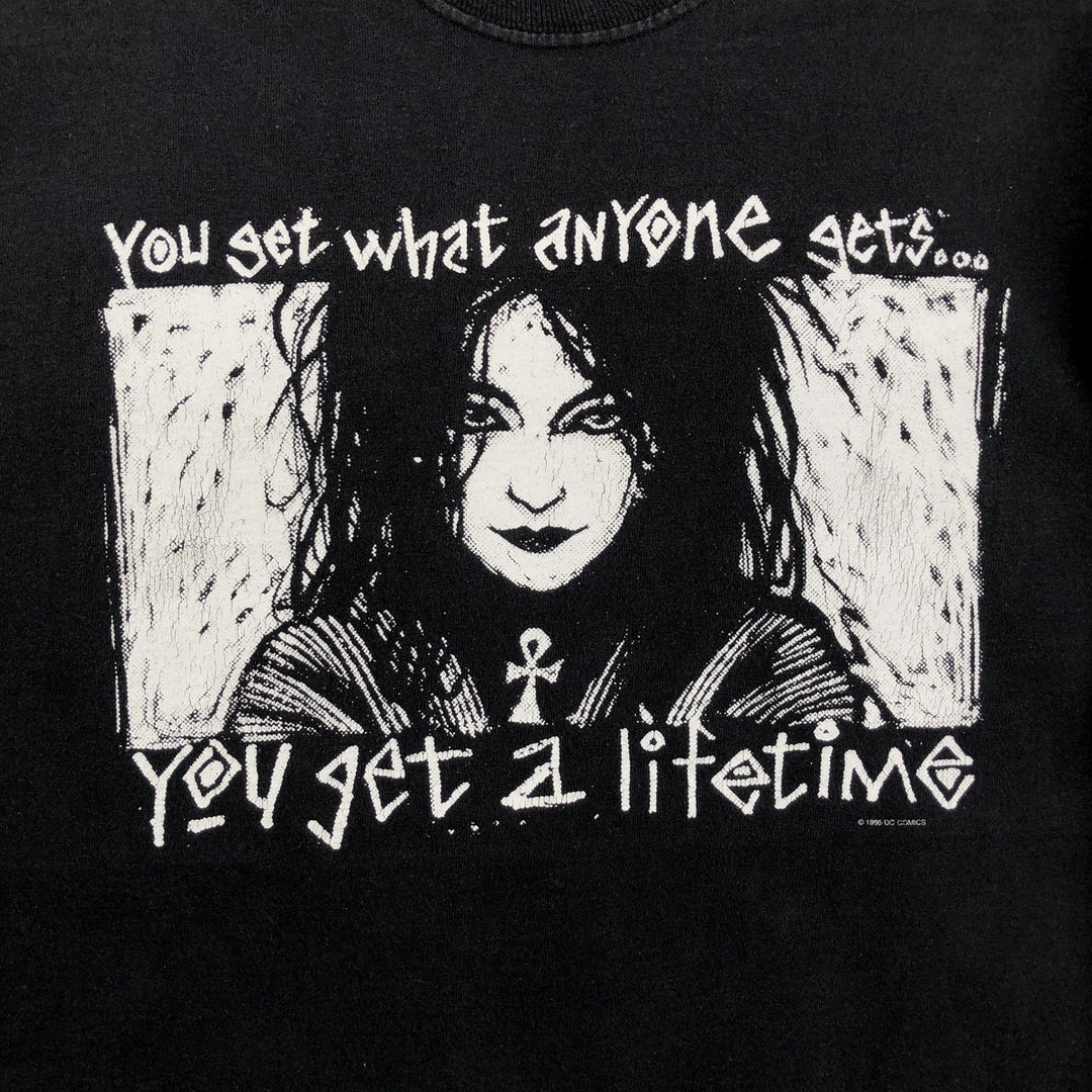 90'S Hanes Heavyweight The Sandman Movie T-Shirt, Men's Size M (approx.), Vintage cotton black type Vintage Second Hand
