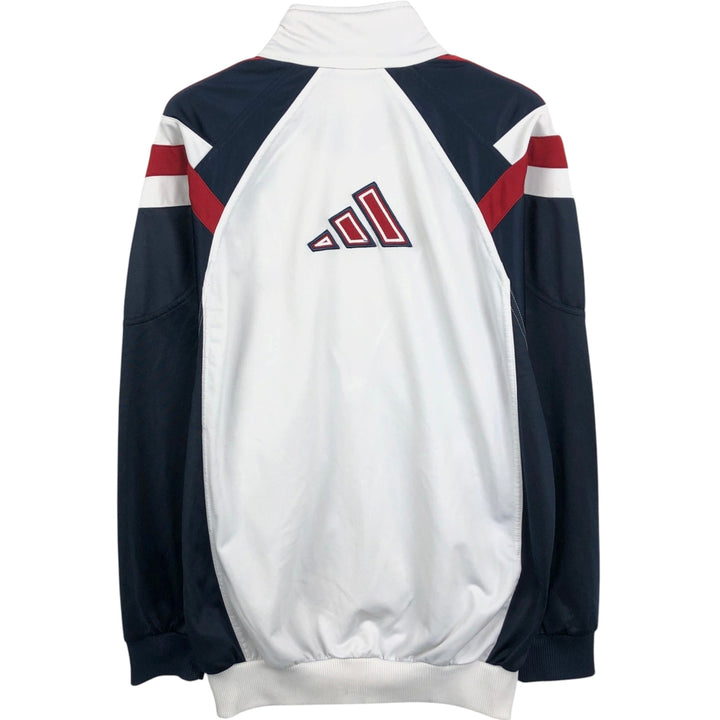 00'S adidas jersey track jacket, men's size S polyester white type Vintage Second Hand