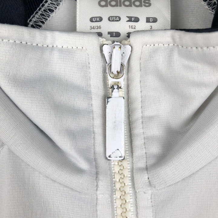 00'S adidas jersey track jacket, men's size S polyester white type Vintage Second Hand