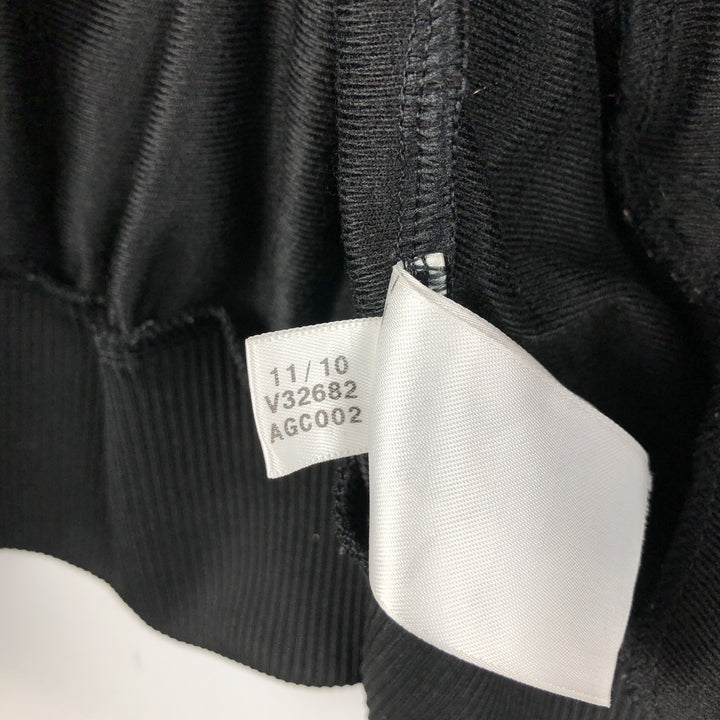 Adidas ORIGINALS Trefoil Logo Track Jacket, Men's Size L (approx.) polyester black type Vintage Second Hand