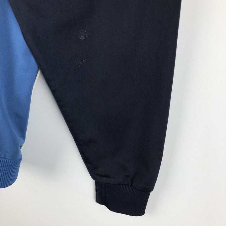 00'S adidas jersey track jacket, men's XL size polyester blue type Vintage Second Hand