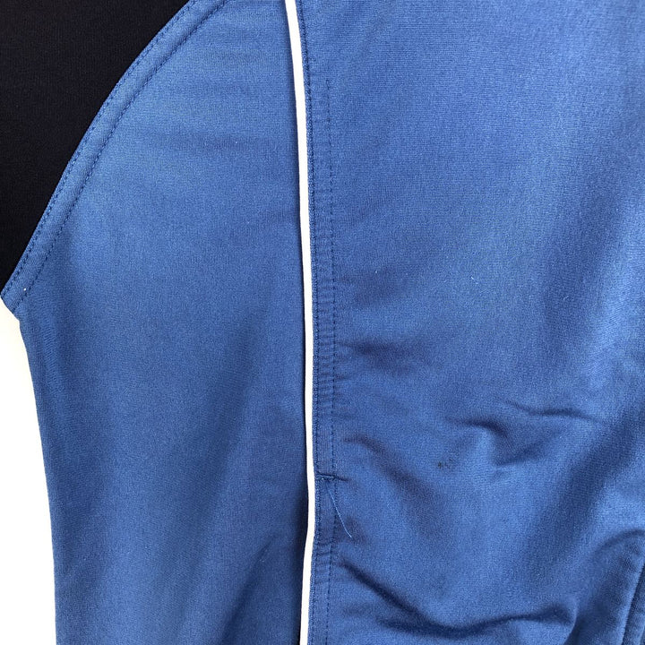 00'S adidas jersey track jacket, men's XL size polyester blue type Vintage Second Hand
