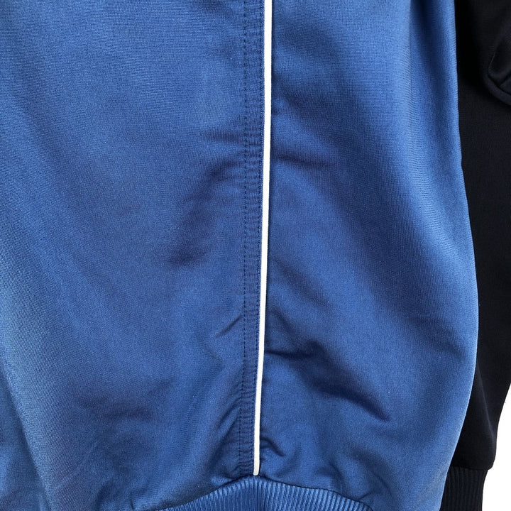 00'S adidas jersey track jacket, men's XL size polyester blue type Vintage Second Hand