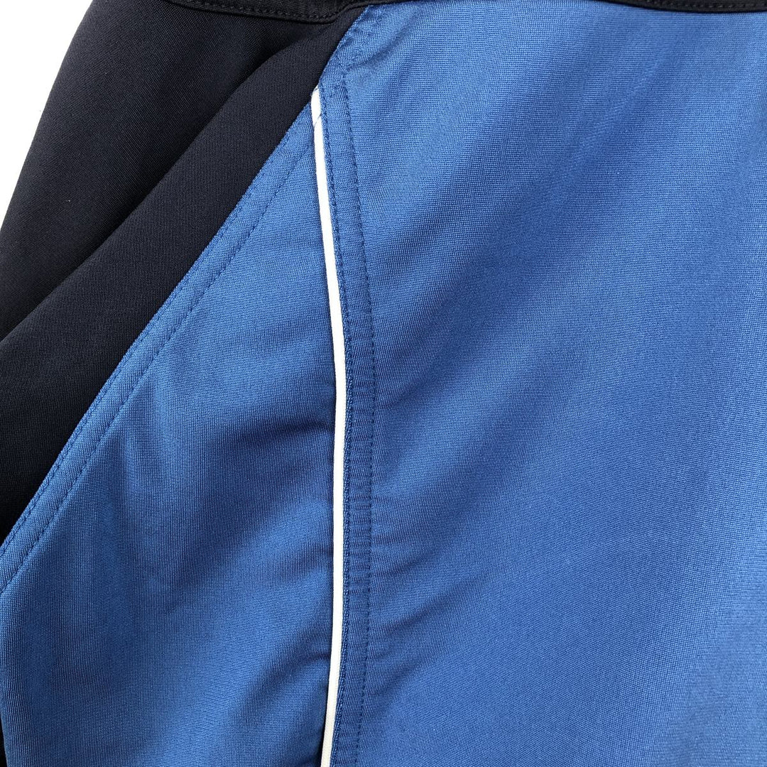 00'S adidas jersey track jacket, men's XL size polyester blue type Vintage Second Hand