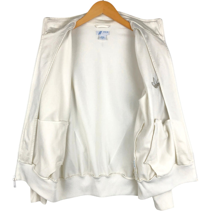 Adidas Trefoil Logo Track Jacket, Men's Size XL (approx.) unclear ivory Vintage Second Hand