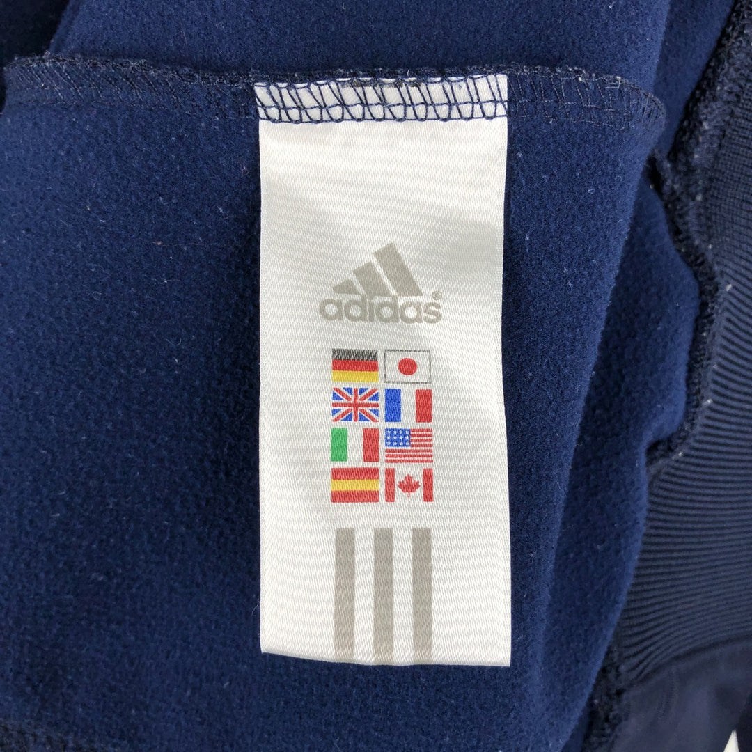 Adidas College Track Jacket, Men's Size L (approx.) polyester navy blue type Vintage Second Hand