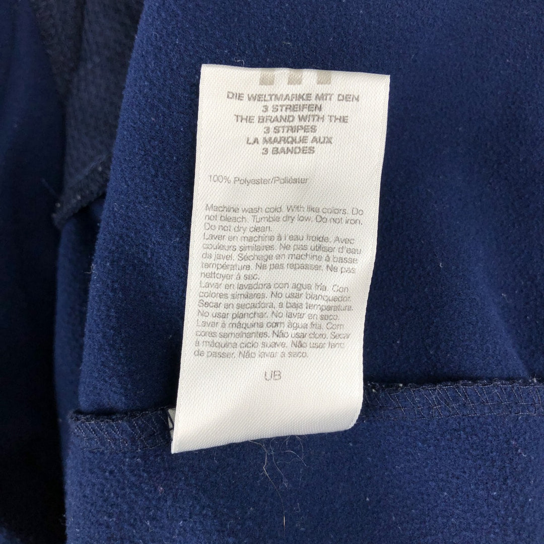 Adidas College Track Jacket, Men's Size L (approx.) polyester navy blue type Vintage Second Hand