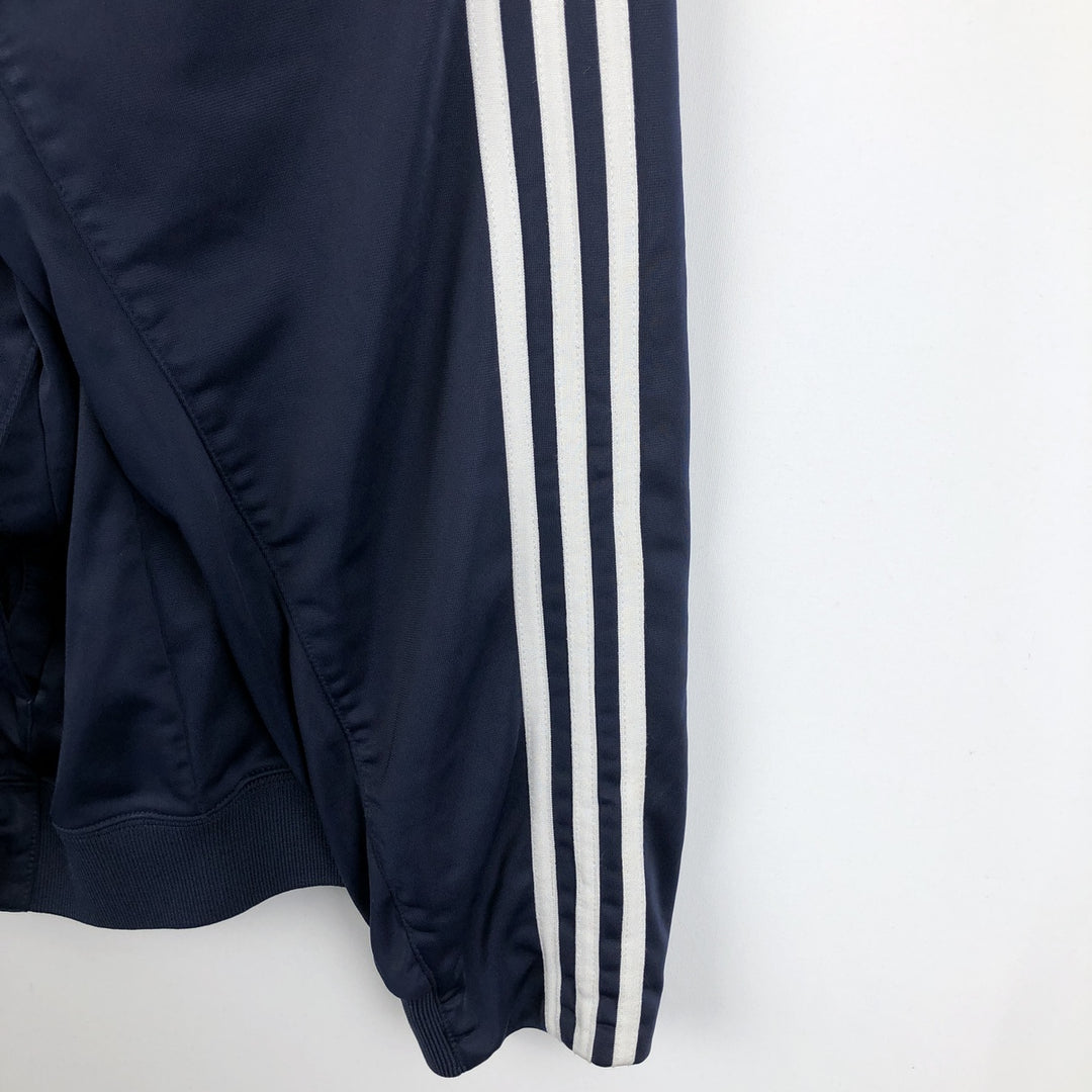 Adidas College Track Jacket, Men's Size L (approx.) polyester navy blue type Vintage Second Hand