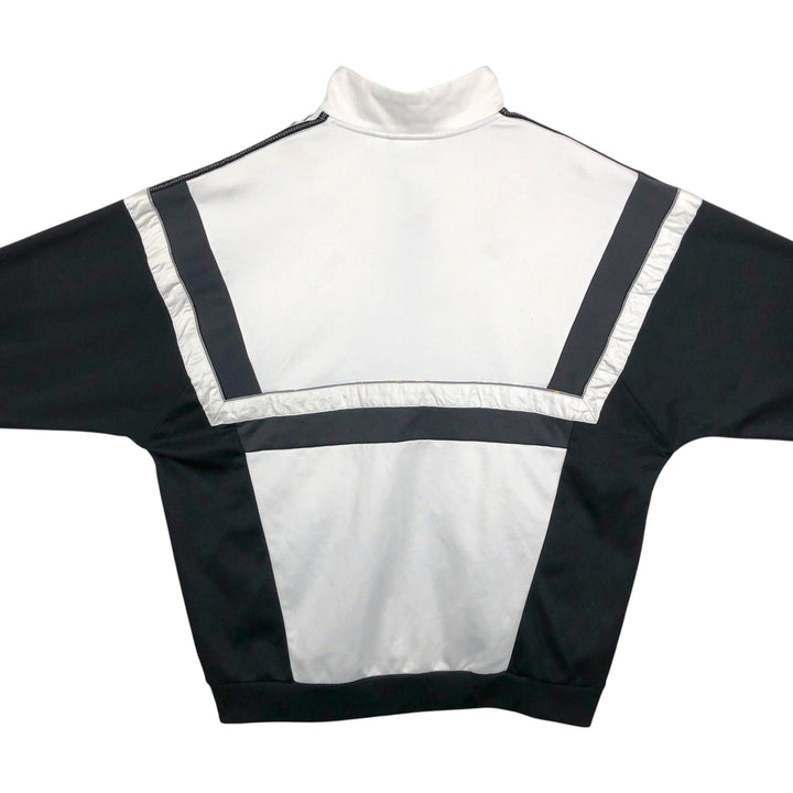 Adidas ORIGINALS Trefoil Logo Track Jacket, Men's Size XL (approx.) polyester white type Vintage Second Hand