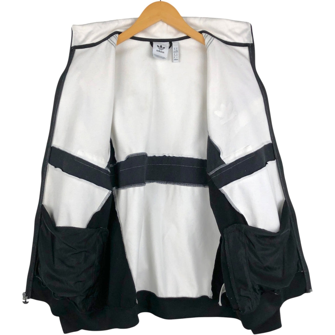 Adidas ORIGINALS Trefoil Logo Track Jacket, Men's Size XL (approx.) polyester white type Vintage Second Hand