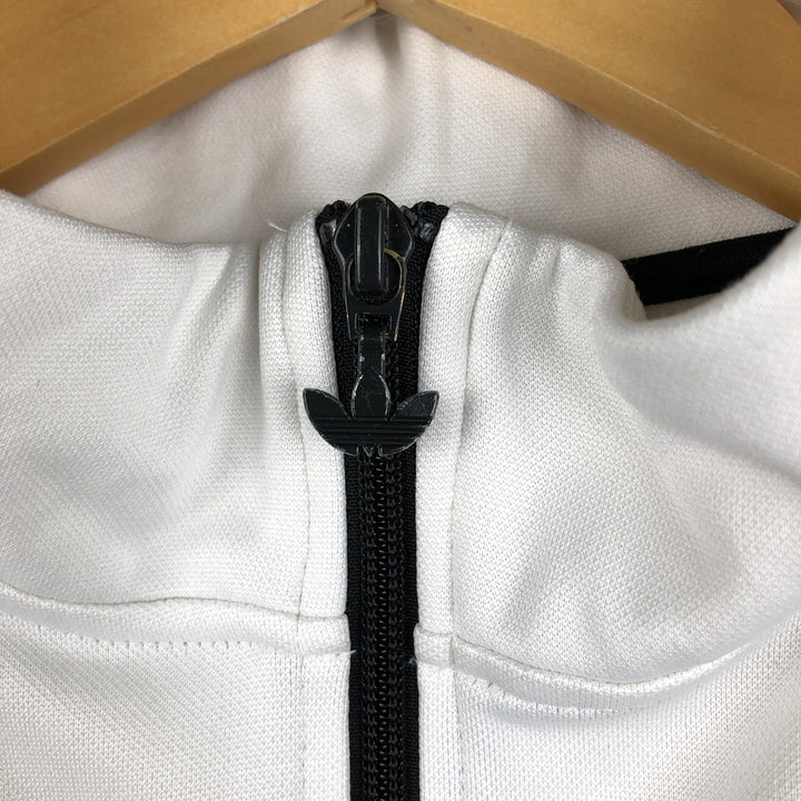 Adidas ORIGINALS Trefoil Logo Track Jacket, Men's Size XL (approx.) polyester white type Vintage Second Hand
