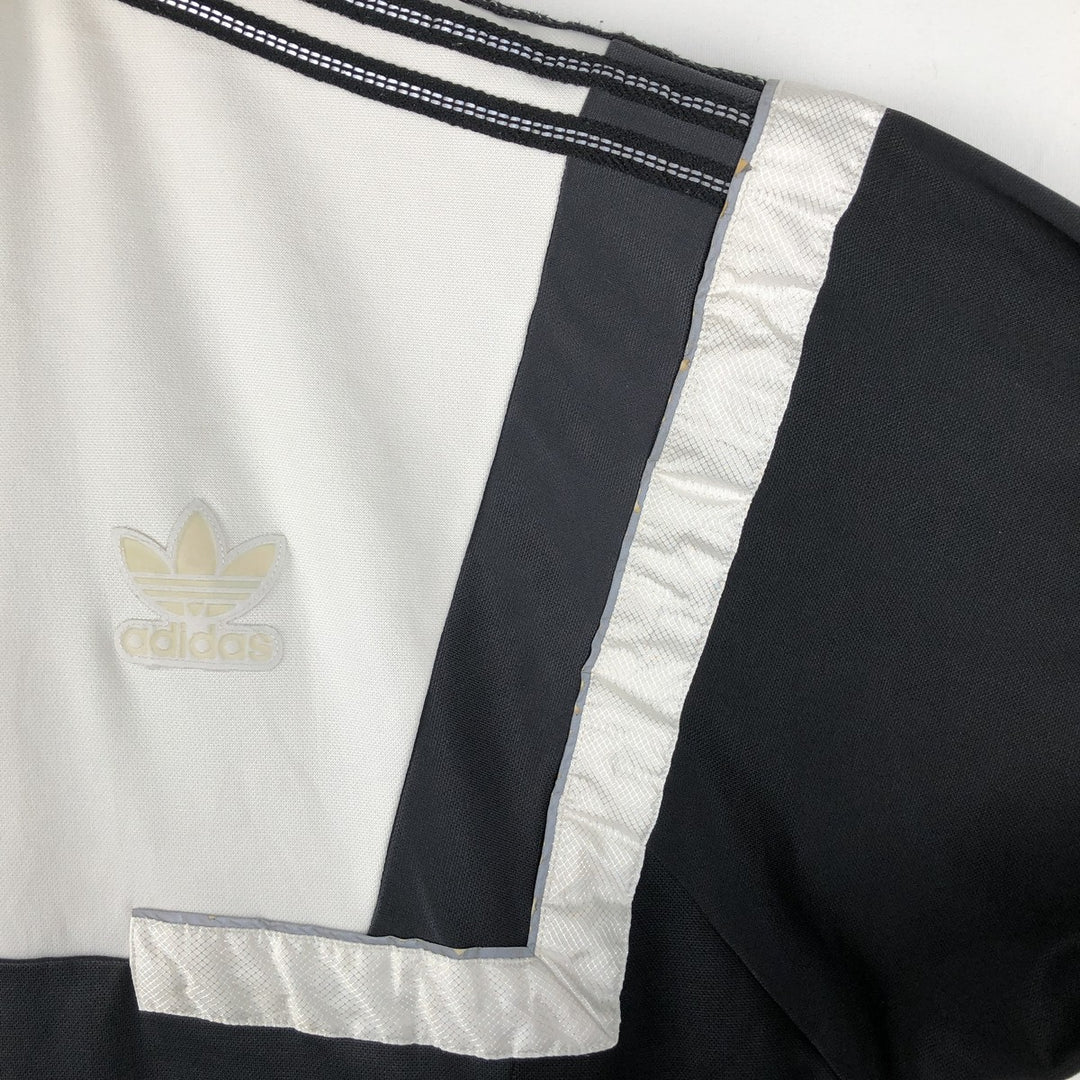 Adidas ORIGINALS Trefoil Logo Track Jacket, Men's Size XL (approx.) polyester white type Vintage Second Hand