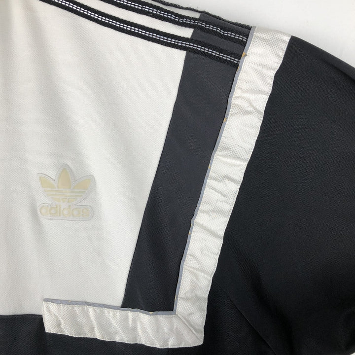 Adidas ORIGINALS Trefoil Logo Track Jacket, Men's Size XL (approx.) polyester white type Vintage Second Hand