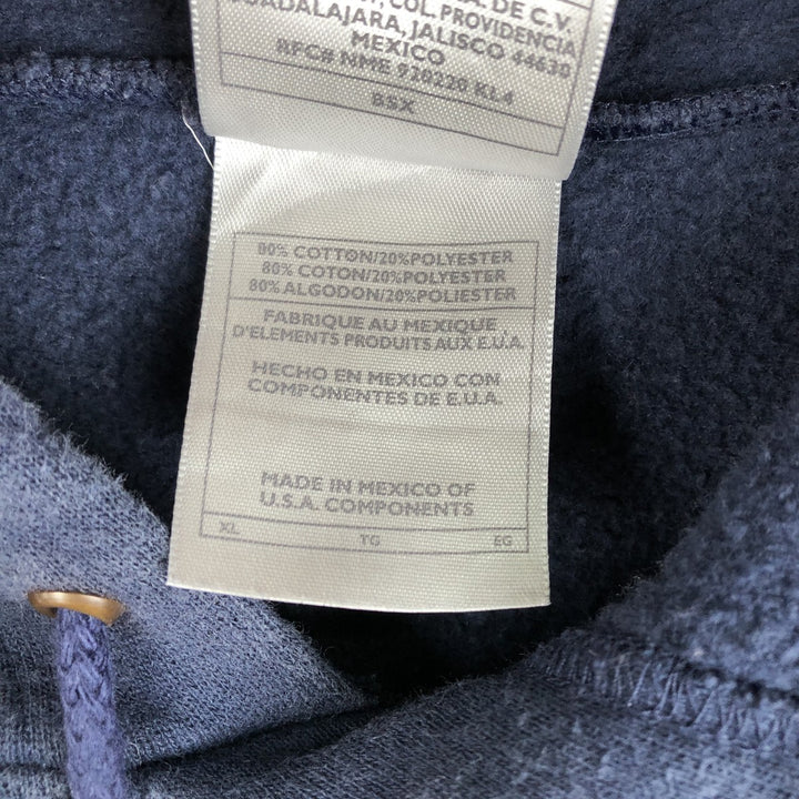 Nike Center Logo Sweat Pullover Hoodie, Men's XL cotton navy blue type Vintage Second Hand