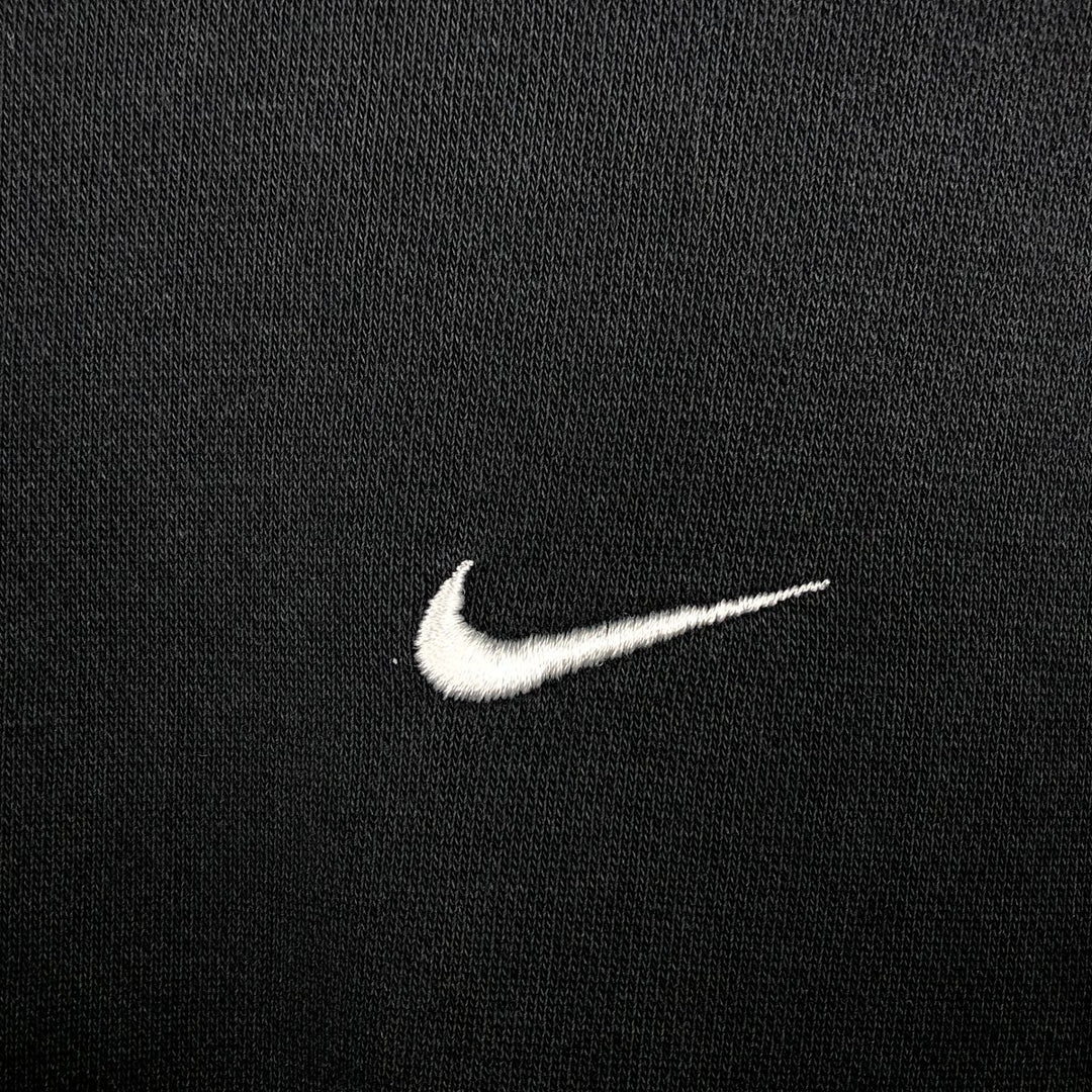 Nike Sweat Pullover Hoodie Men's XL Size cotton black type Vintage Second Hand