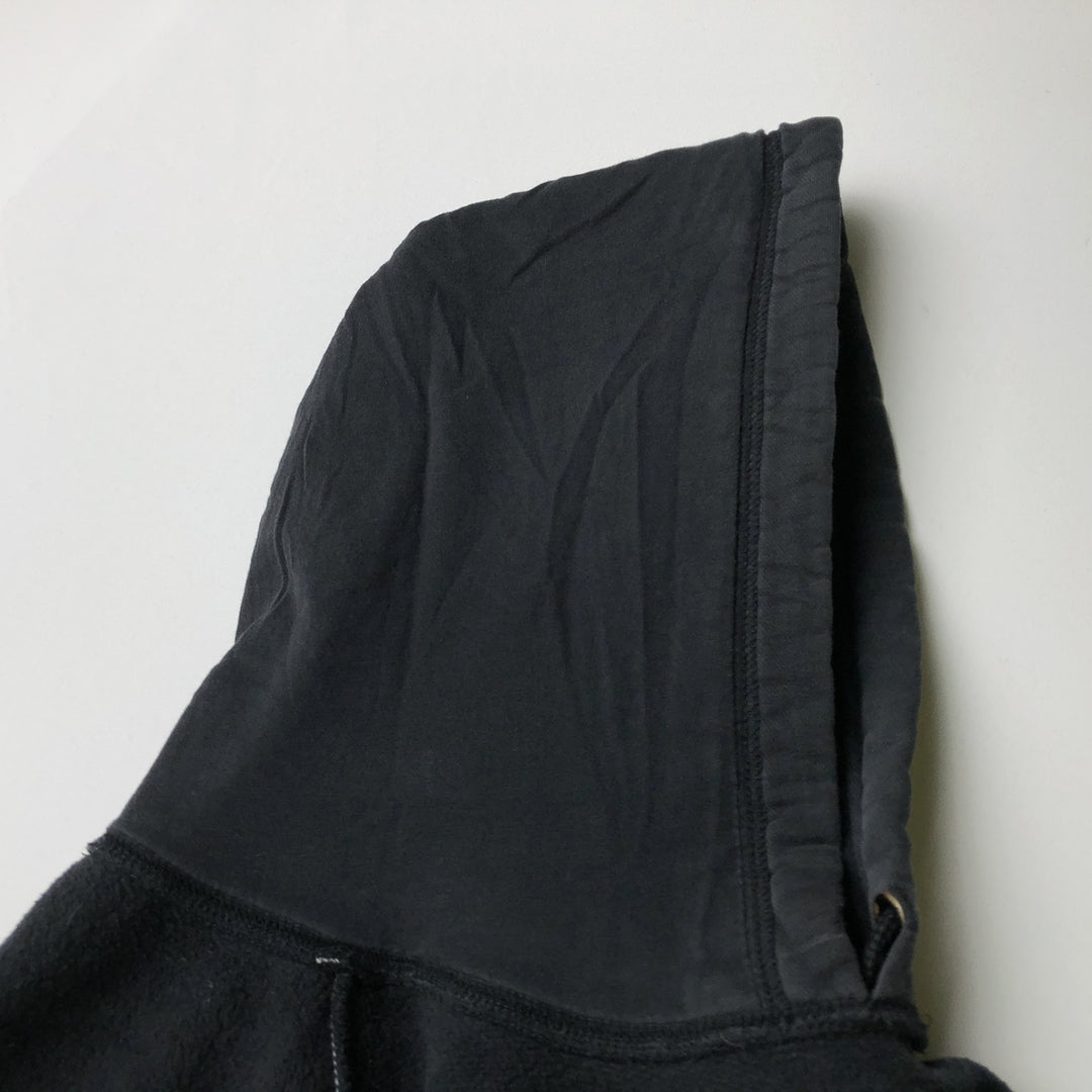 Nike Sweat Pullover Hoodie Men's XL Size cotton black type Vintage Second Hand