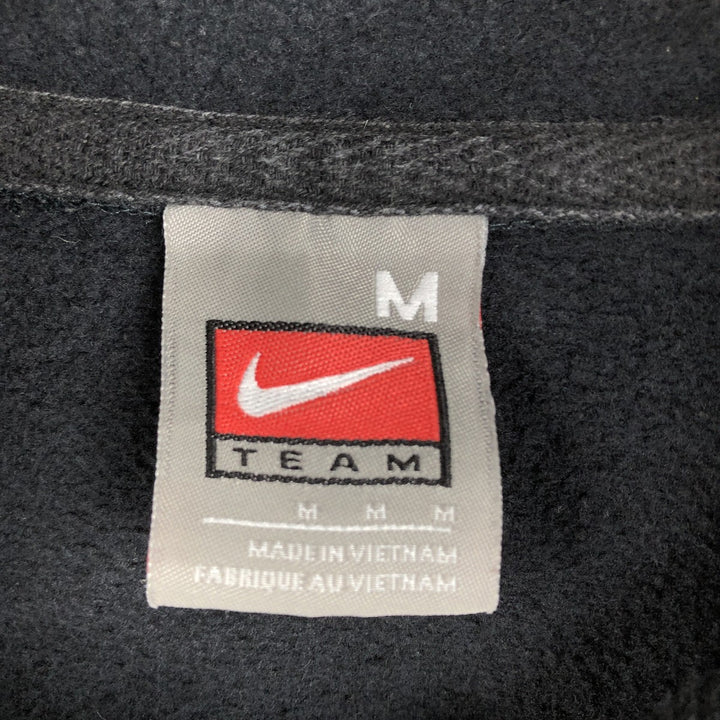 2000'S Nike Team Center Logo Sweatshirt Pullover Hoodie (Men's Size M) cotton black type Vintage Second Hand
