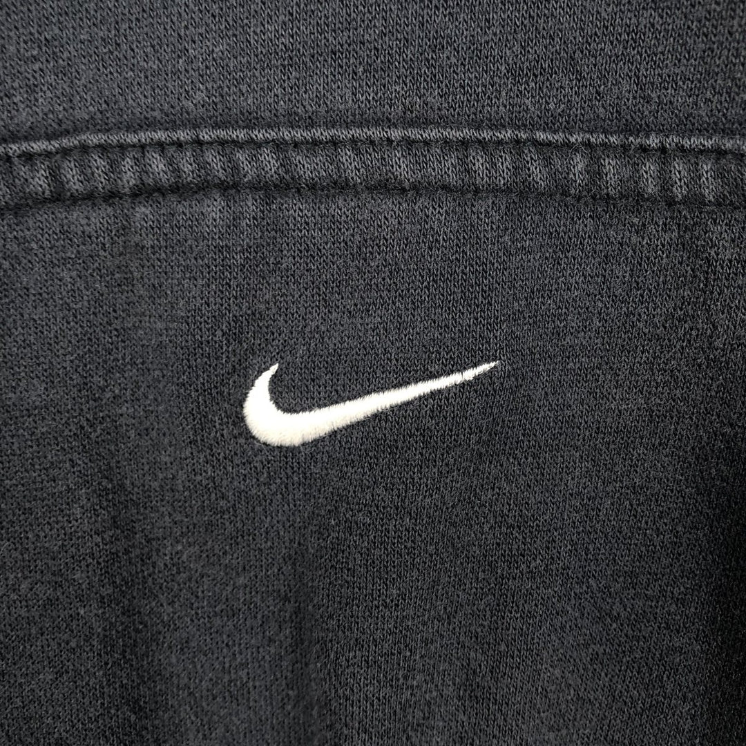 2000'S Nike Team Center Logo Sweatshirt Pullover Hoodie (Men's Size M) cotton black type Vintage Second Hand