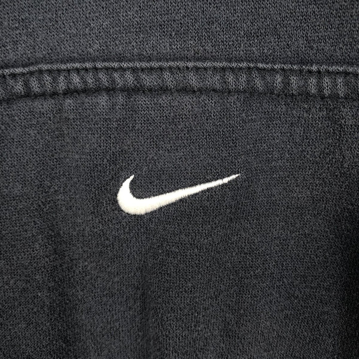 2000'S Nike Team Center Logo Sweatshirt Pullover Hoodie (Men's Size M) cotton black type Vintage Second Hand