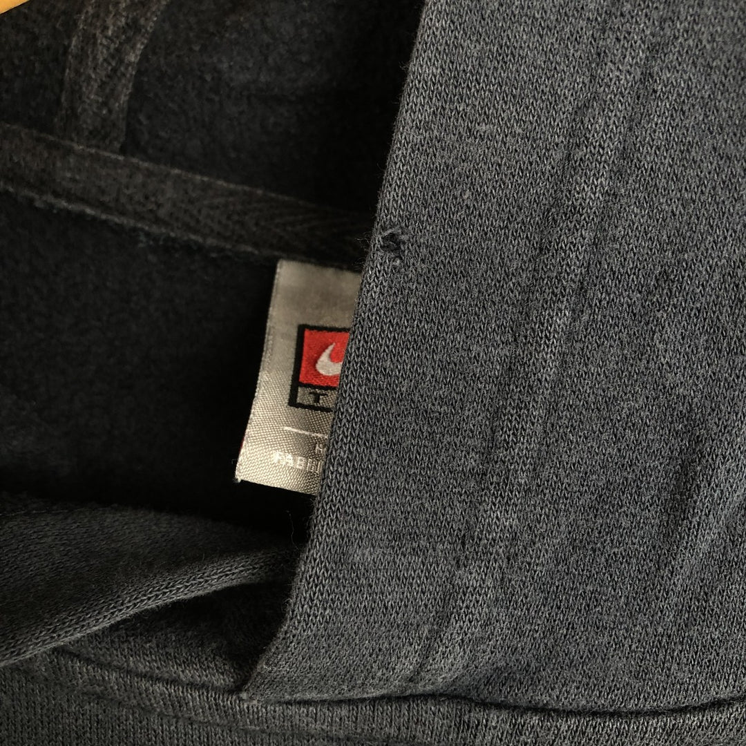 2000'S Nike Team Center Logo Sweatshirt Pullover Hoodie (Men's Size M) cotton black type Vintage Second Hand