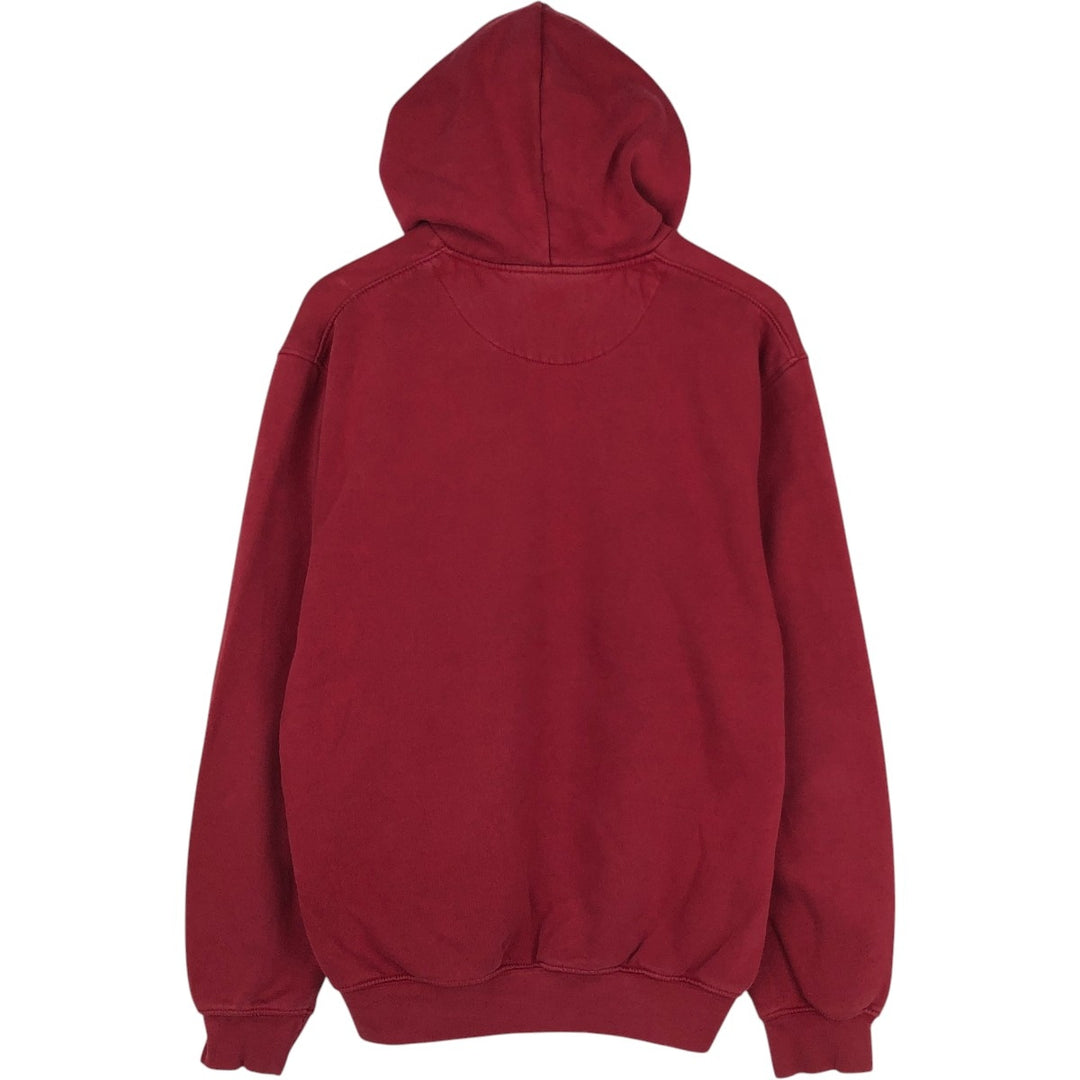 Nike Sweat Pullover Hoodie, Men's Size M cotton burgundy type Vintage Second Hand