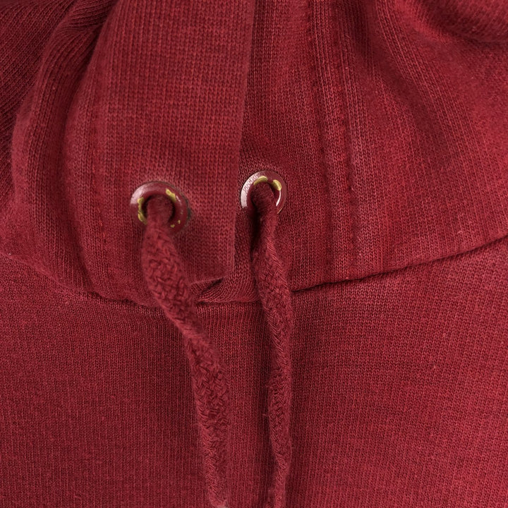 Nike Sweat Pullover Hoodie, Men's Size M cotton burgundy type Vintage Second Hand