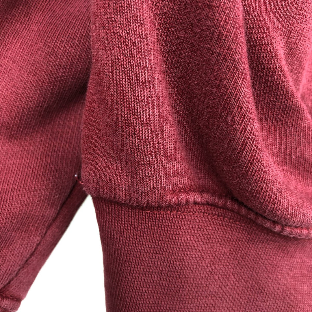 Nike Sweat Pullover Hoodie, Men's Size M cotton burgundy type Vintage Second Hand