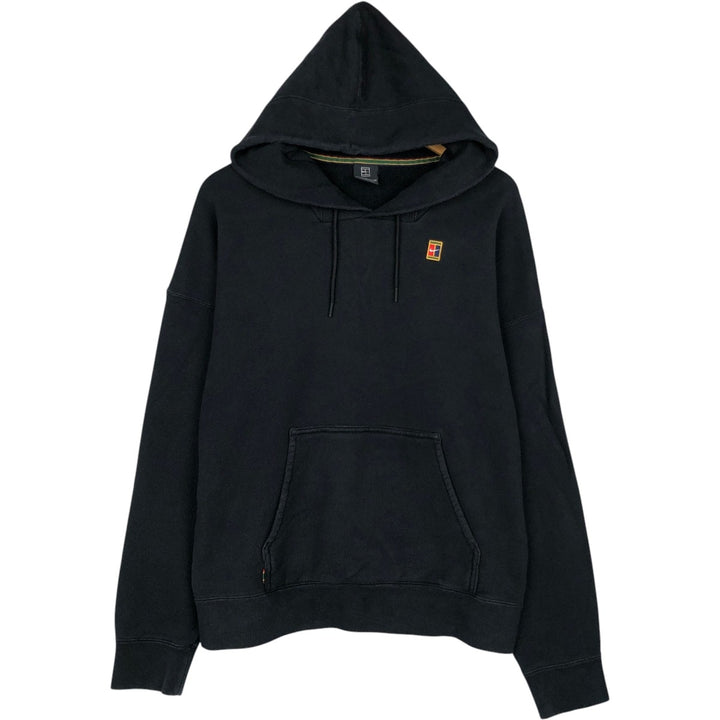 Nike Sweat Pullover Hoodie, Men's Size M cotton black type Vintage Second Hand