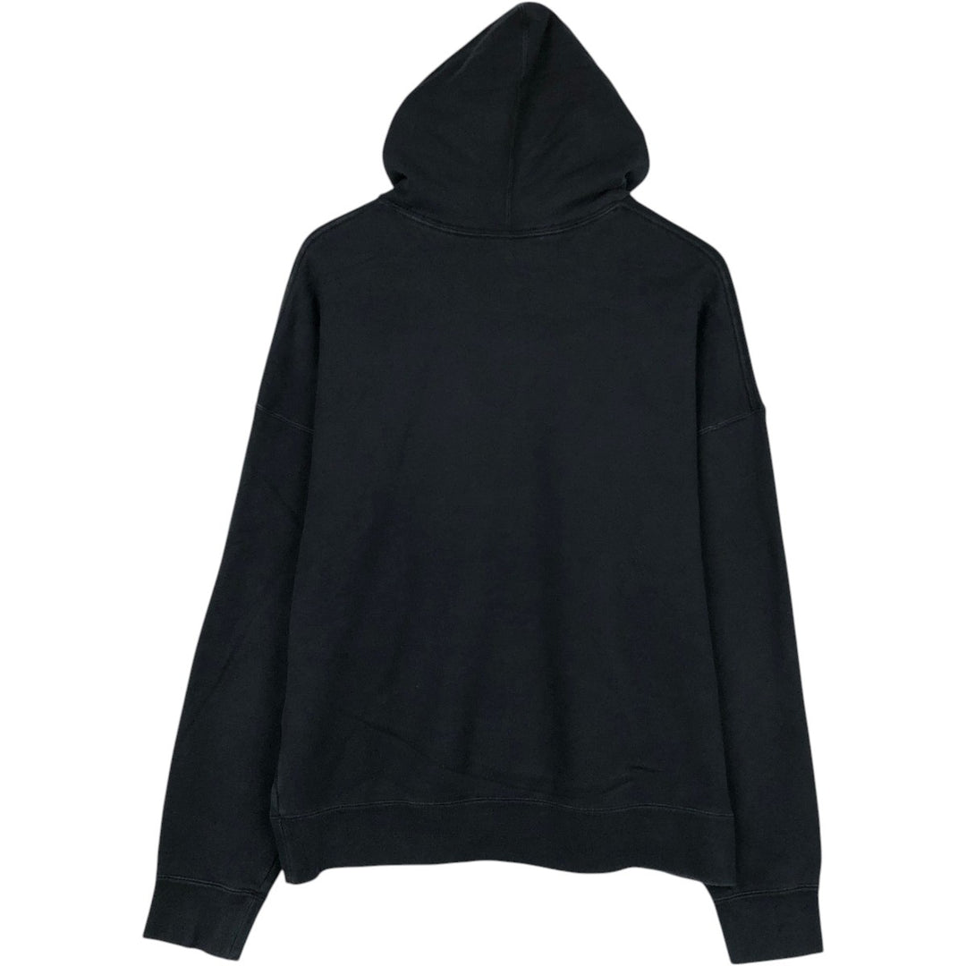 Nike Sweat Pullover Hoodie, Men's Size M cotton black type Vintage Second Hand