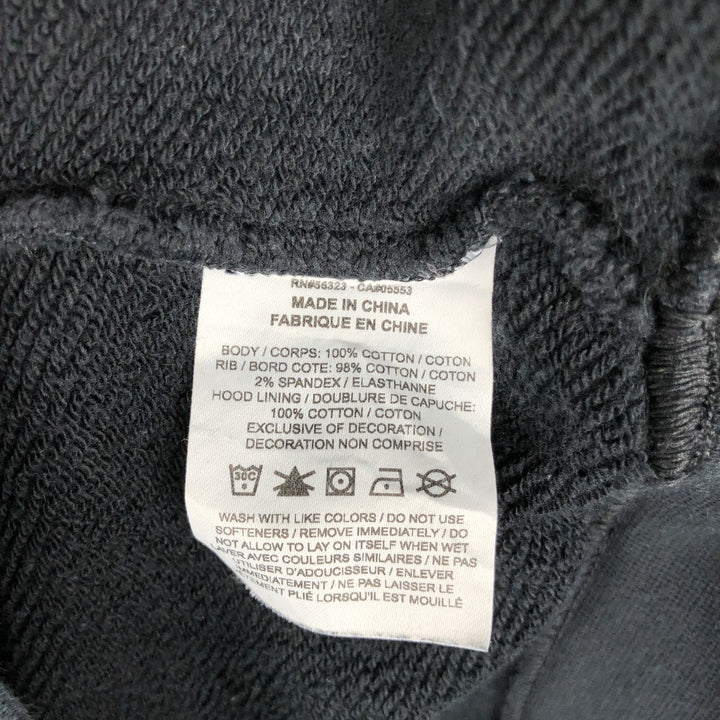 Nike Sweat Pullover Hoodie, Men's Size M cotton black type Vintage Second Hand