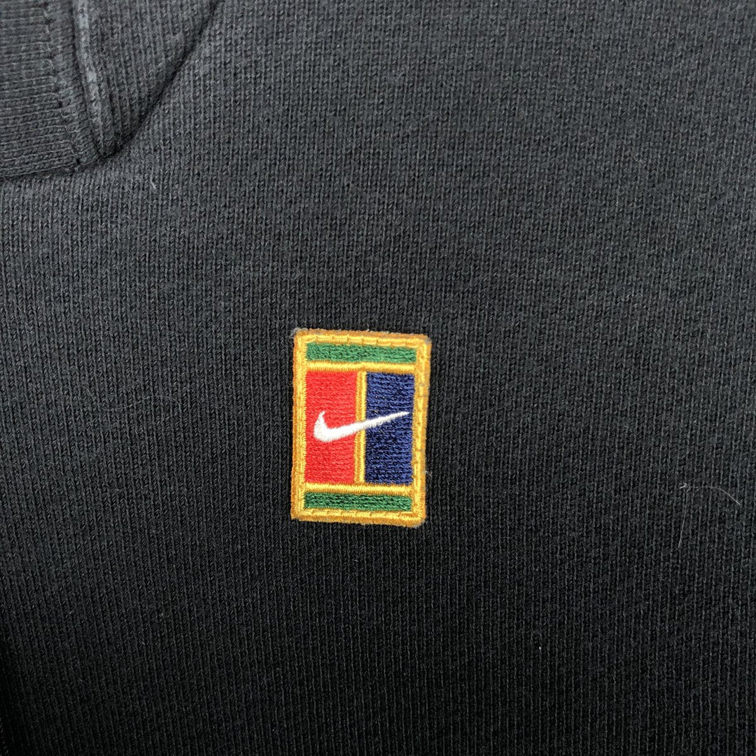 Nike Sweat Pullover Hoodie, Men's Size M cotton black type Vintage Second Hand