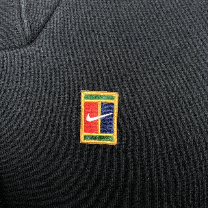 Nike Sweat Pullover Hoodie, Men's Size M cotton black type Vintage Second Hand