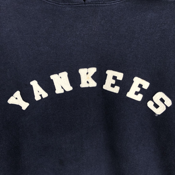 Adidas MLB New York Yankees Pullover Hoodie, Men's XL cotton navy blue type Vintage Second Hand