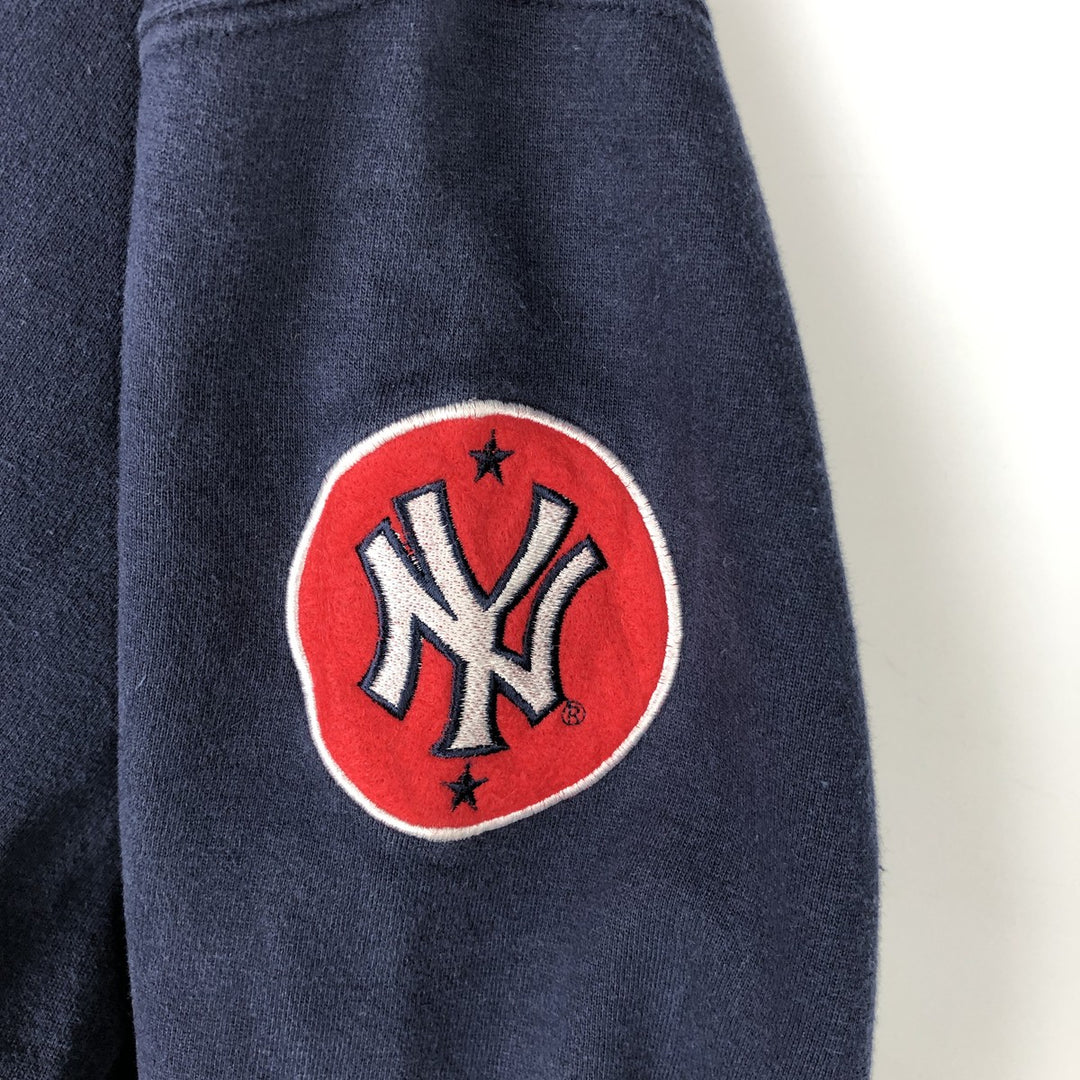 Adidas MLB New York Yankees Pullover Hoodie, Men's XL cotton navy blue type Vintage Second Hand