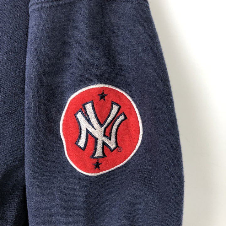 Adidas MLB New York Yankees Pullover Hoodie, Men's XL cotton navy blue type Vintage Second Hand