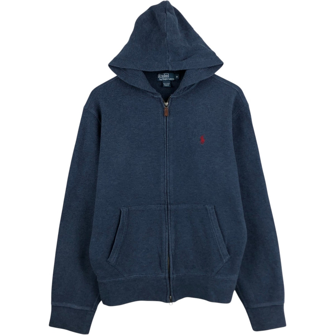 Ralph Lauren POLO RALPH LAUREN Sweat Full Zip Hoodie Men's M cotton Navy blue Vintage Second Hand