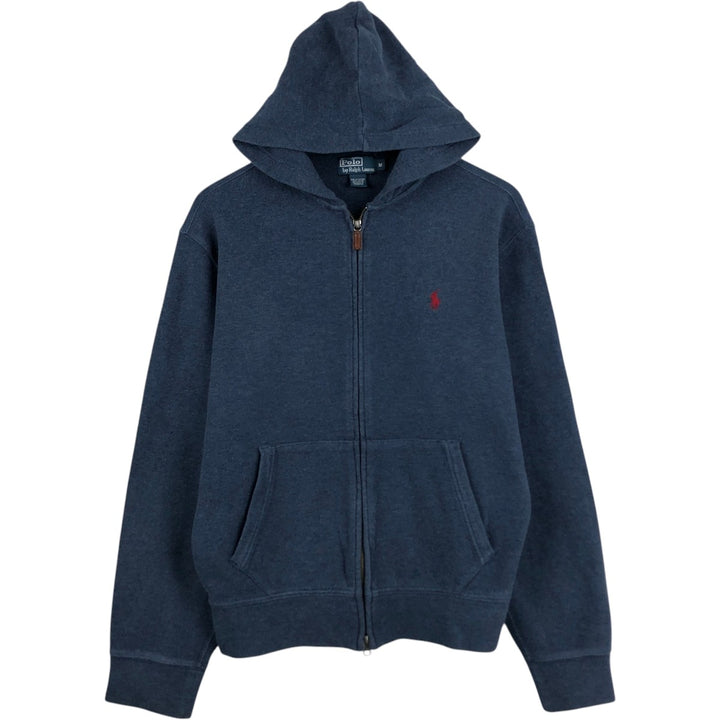 Ralph Lauren POLO RALPH LAUREN Sweat Full Zip Hoodie Men's M cotton Navy blue Vintage Second Hand