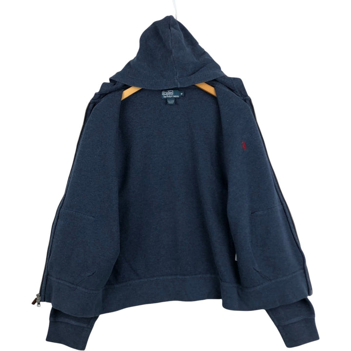 Ralph Lauren POLO RALPH LAUREN Sweat Full Zip Hoodie Men's M cotton Navy blue Vintage Second Hand