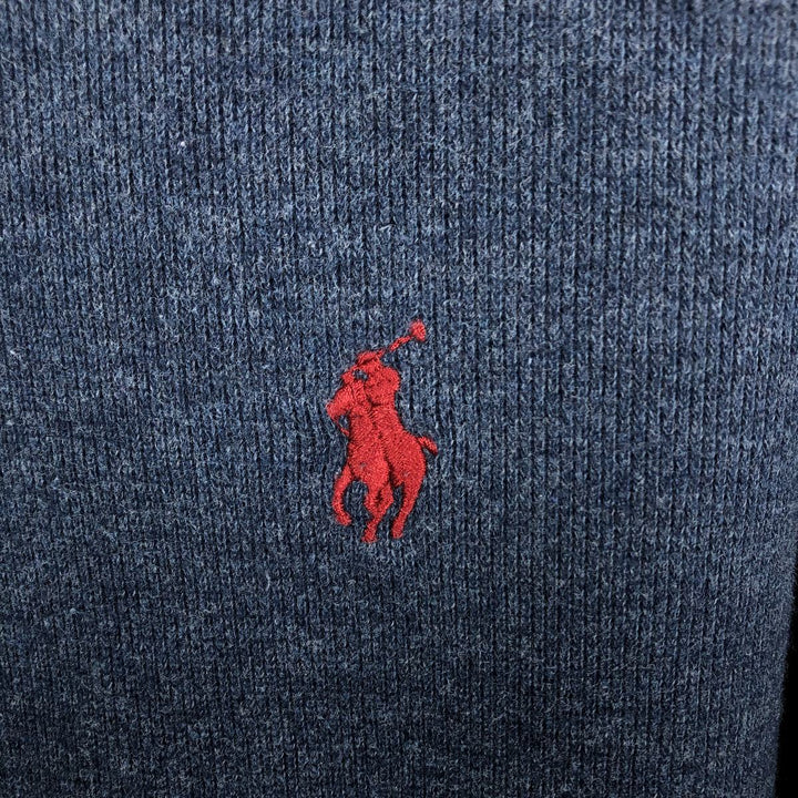 Ralph Lauren POLO RALPH LAUREN Sweat Full Zip Hoodie Men's M cotton Navy blue Vintage Second Hand